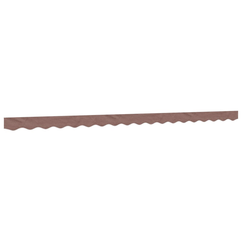Load image into Gallery viewer, Vidaxl vervangingsdoek voor luifelrok gestreept 450 cm bruin
