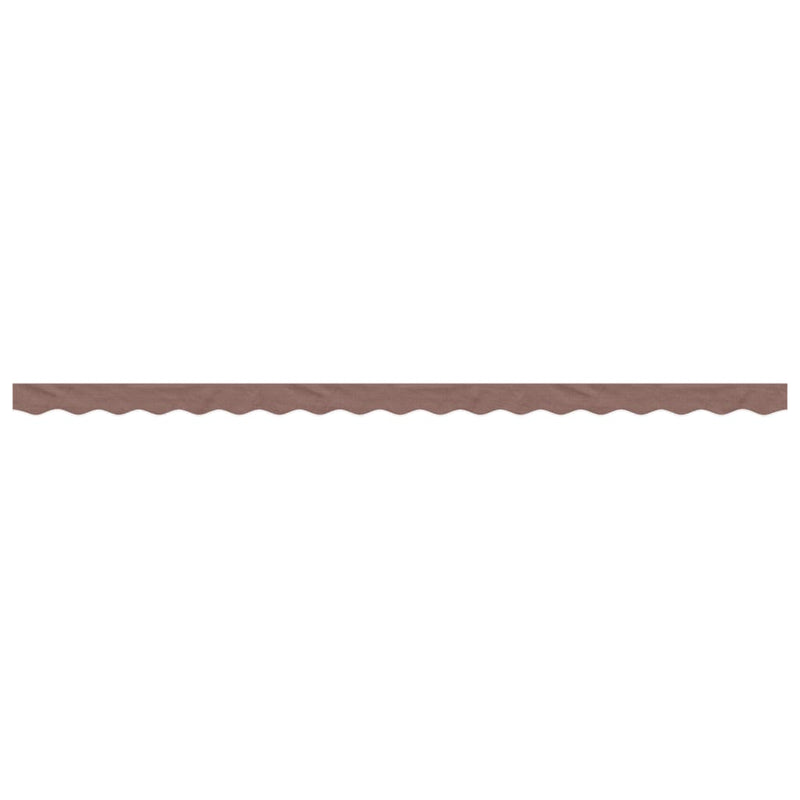 Load image into Gallery viewer, Vidaxl vervangingsdoek voor luifelrok gestreept 450 cm bruin
