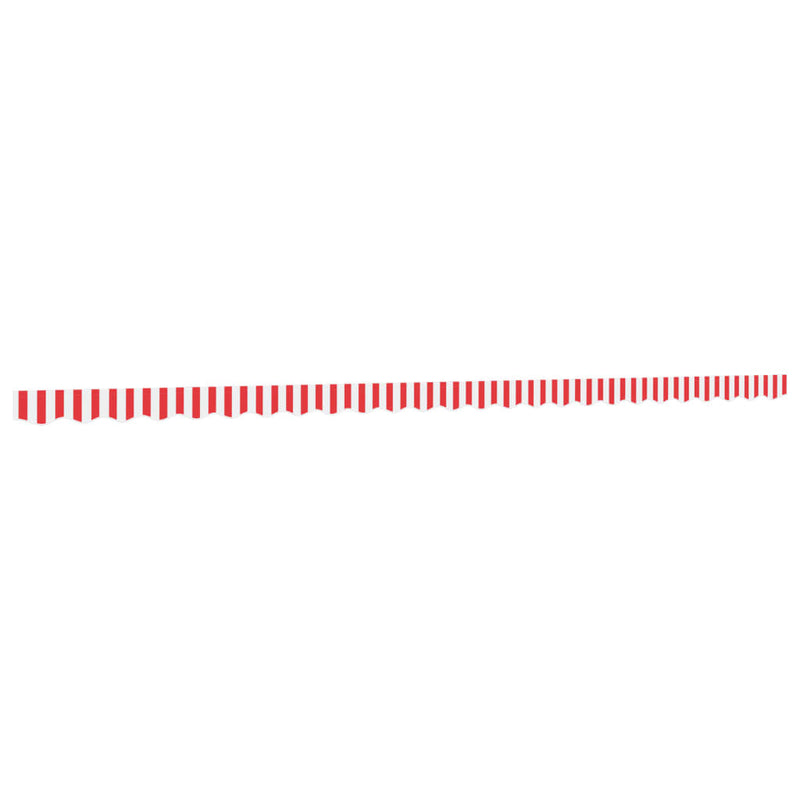 Load image into Gallery viewer, Vidaxl vervangingsdoek voor luifelrok gestreept 6 m rood en wit
