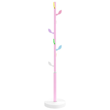 Vidaxl kapstok 172 cm gepoedercoat ijzer roze