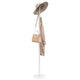 Vidaxl kapstok 175 cm gepoedercoat ijzer wit