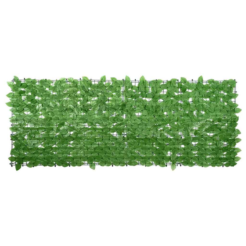 Load image into Gallery viewer, Vidaxl balkonscherm met groene bladeren 200x75 cm
