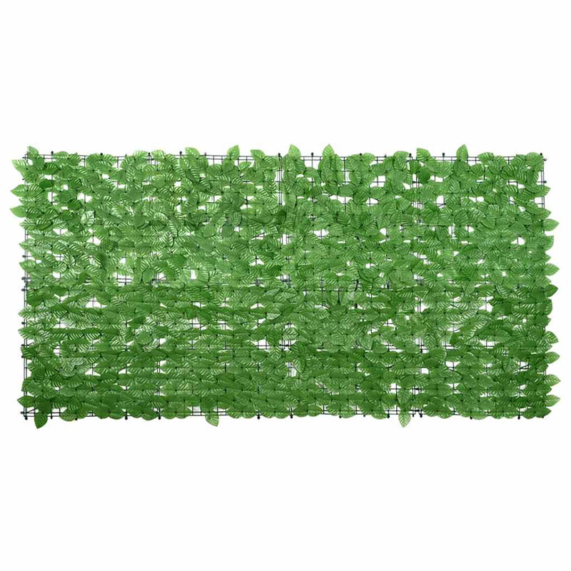 Load image into Gallery viewer, Vidaxl balkonscherm met groene bladeren 200x100 cm
