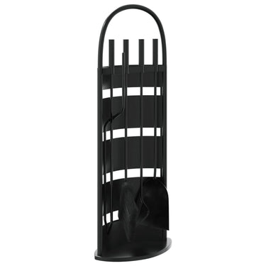 Vidaxl 5-delige openhaardgereedschapset 23x15x66 cm staal