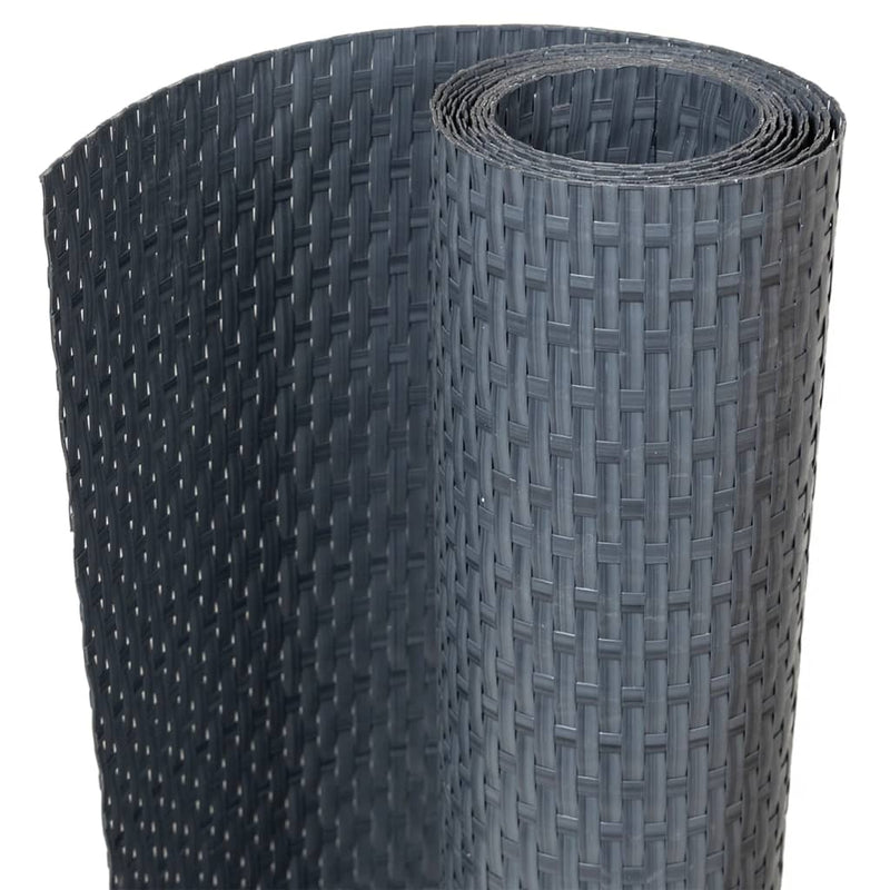 Load image into Gallery viewer, Vidaxl balkonscherm 600x90 cm poly rattan antracietkleurig
