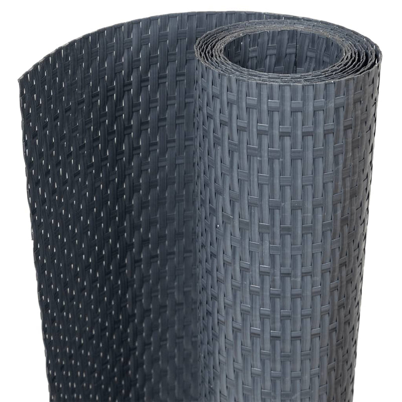 Load image into Gallery viewer, Vidaxl balkonscherm 600x100 cm poly rattan antracietkleurig
