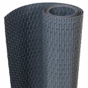 Vidaxl balkonscherm 1000x100 cm poly rattan antracietkleurig