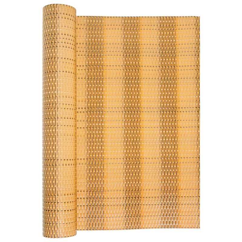 Load image into Gallery viewer, Vidaxl balkonscherm 600x100 cm poly rattan lichtbruin
