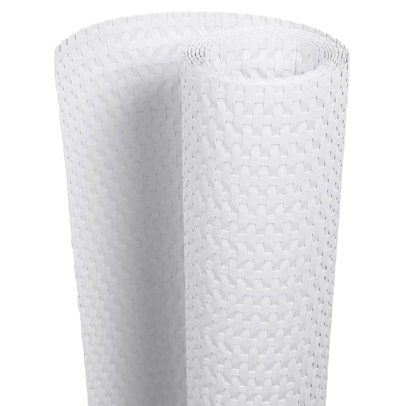Load image into Gallery viewer, Vidaxl balkonscherm 1000x80 cm poly rattan wit
