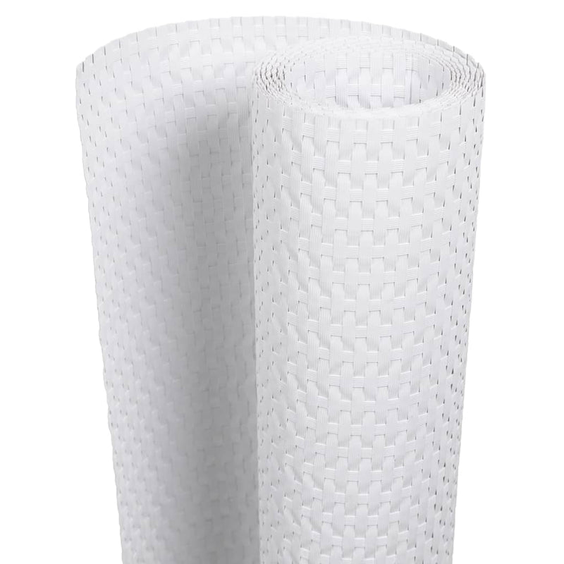 Load image into Gallery viewer, Vidaxl balkonscherm 1000x100 cm poly rattan wit
