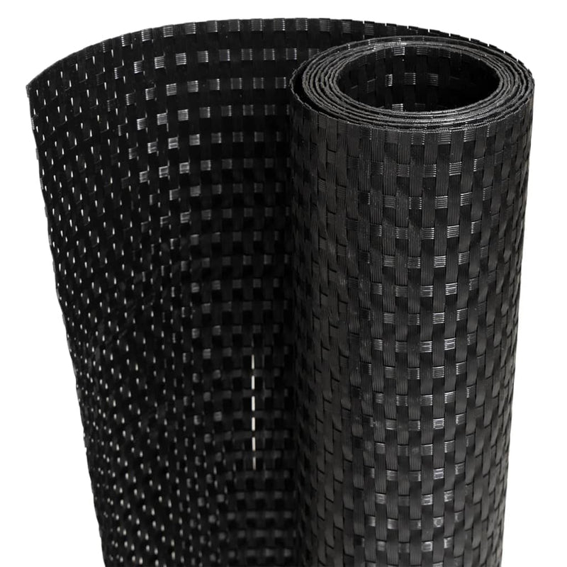Load image into Gallery viewer, Vidaxl balkonscherm 500x80 cm poly rattan zwart
