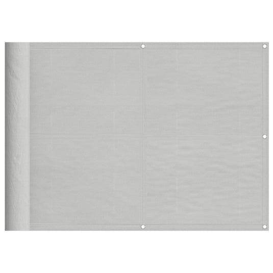 Vidaxl balkonscherm 75x300 cm 100% oxford polyester lichtgrijs