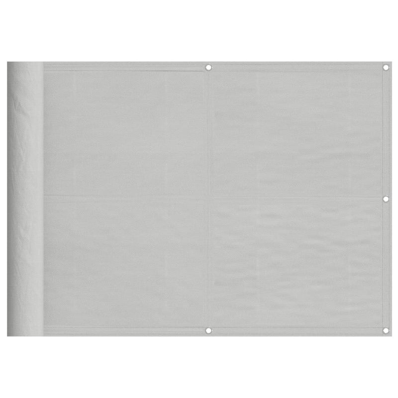 Load image into Gallery viewer, Vidaxl balkonscherm 75x400 cm 100% oxford polyester lichtgrijs
