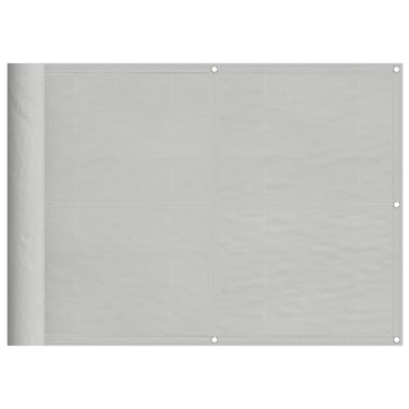 Vidaxl balkonscherm 75x600 cm 100% oxford polyester lichtgrijs