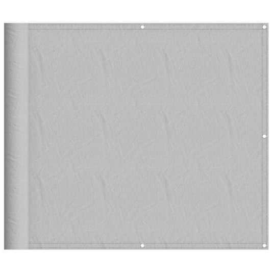 Vidaxl balkonscherm 90x400 cm 100% oxford polyester lichtgrijs