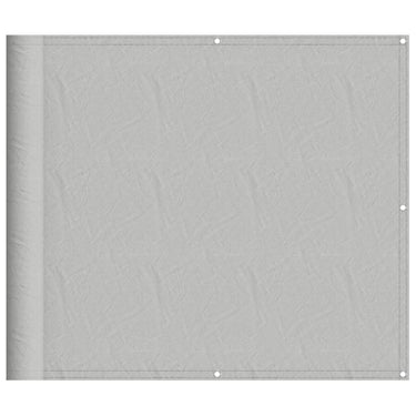 Vidaxl balkonscherm 90x600 cm 100% oxford polyester lichtgrijs