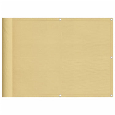 Vidaxl balkonscherm 75x300 cm 100% oxford polyester zandkleurig