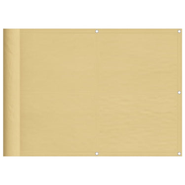 Vidaxl balkonscherm 75x400 cm 100% oxford polyester zandkleurig