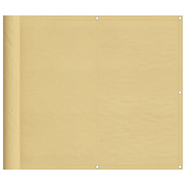 Vidaxl balkonscherm 90x300 cm 100% oxford polyester zandkleurig