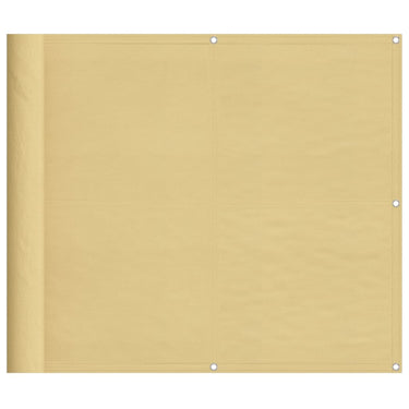 Vidaxl balkonscherm 90x800 cm 100% oxford polyester zandkleurig