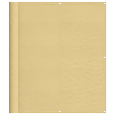 Vidaxl balkonscherm 120x600 cm 100% oxford polyester zandkleurig