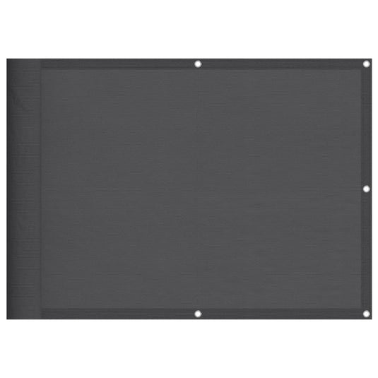 Vidaxl balkonscherm 75x800 cm 100% oxford polyester antracietkleurig