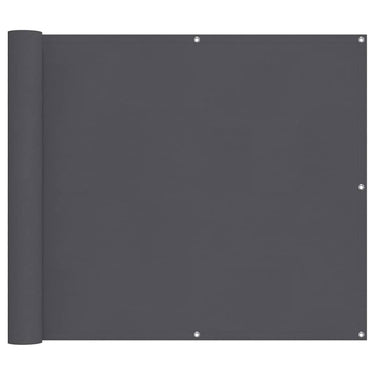 Vidaxl balkonscherm 90x700 cm 100% oxford polyester antracietkleurig