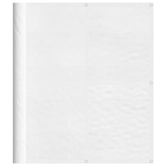 Vidaxl balkonscherm 120x700 cm 100% oxford polyester wit