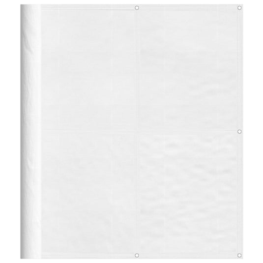 Vidaxl balkonscherm 120x1000 cm 100% oxford polyester wit