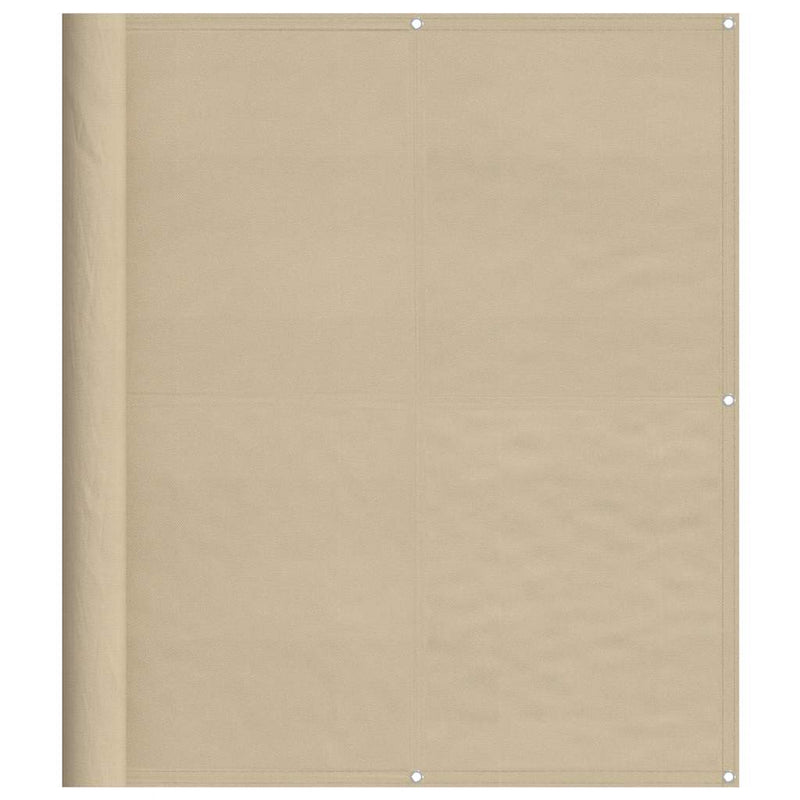 Load image into Gallery viewer, Vidaxl balkonscherm 120x1000 cm 100% oxford polyester beige
