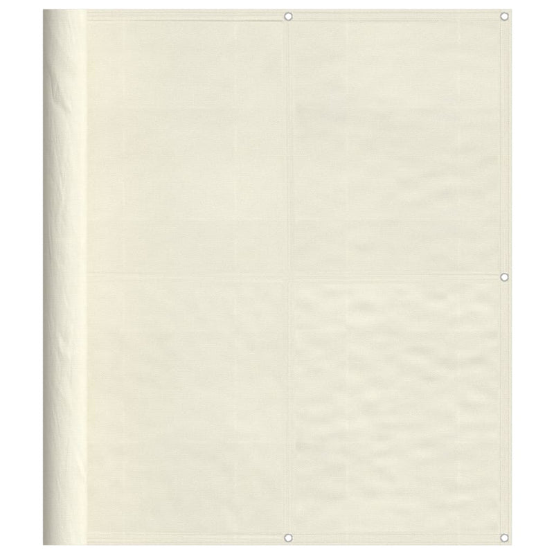 Load image into Gallery viewer, Vidaxl balkonscherm 120x1000 cm 100% oxford polyester crèmekleurig
