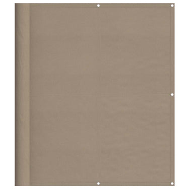 Vidaxl balkonscherm 120x700 cm 100% oxford polyester taupe