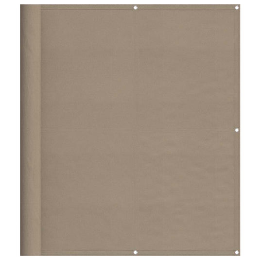 Vidaxl balkonscherm 120x700 cm 100% oxford polyester taupe