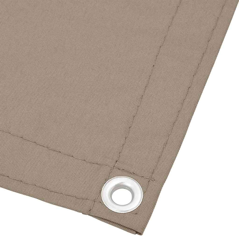 Afbeelding laden in galerijviewer, Vidaxl balkonscherm 120x700 cm 100% oxford polyester taupe
