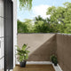 Vidaxl balkonscherm 120x700 cm 100% oxford polyester taupe