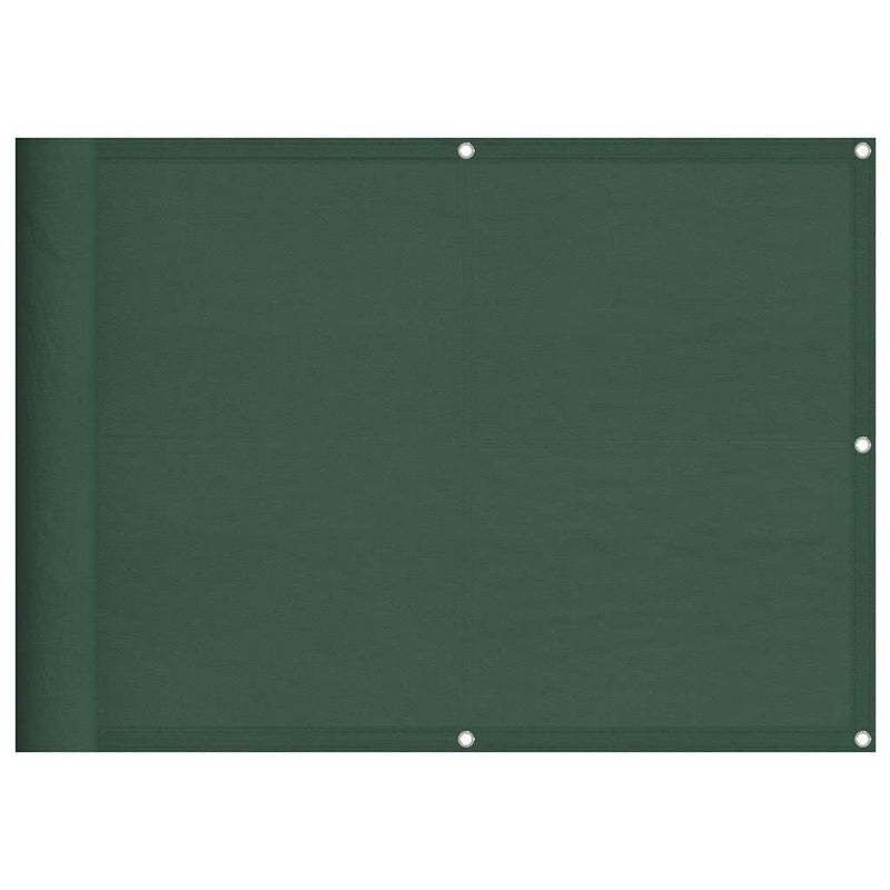 Afbeelding laden in galerijviewer, Vidaxl balkonscherm 75x700 cm 100% oxford polyester donkergroen

