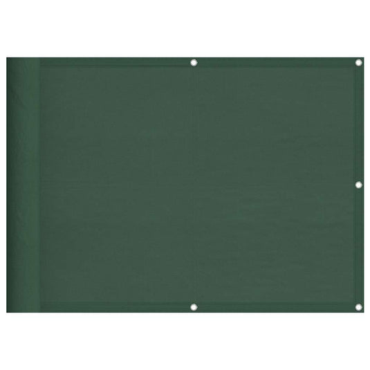 Vidaxl balkonscherm 75x800 cm 100% oxford polyester donkergroen