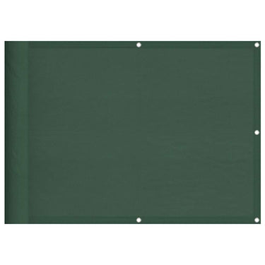 Vidaxl balkonscherm 75x1000 cm 100% oxford polyester donkergroen