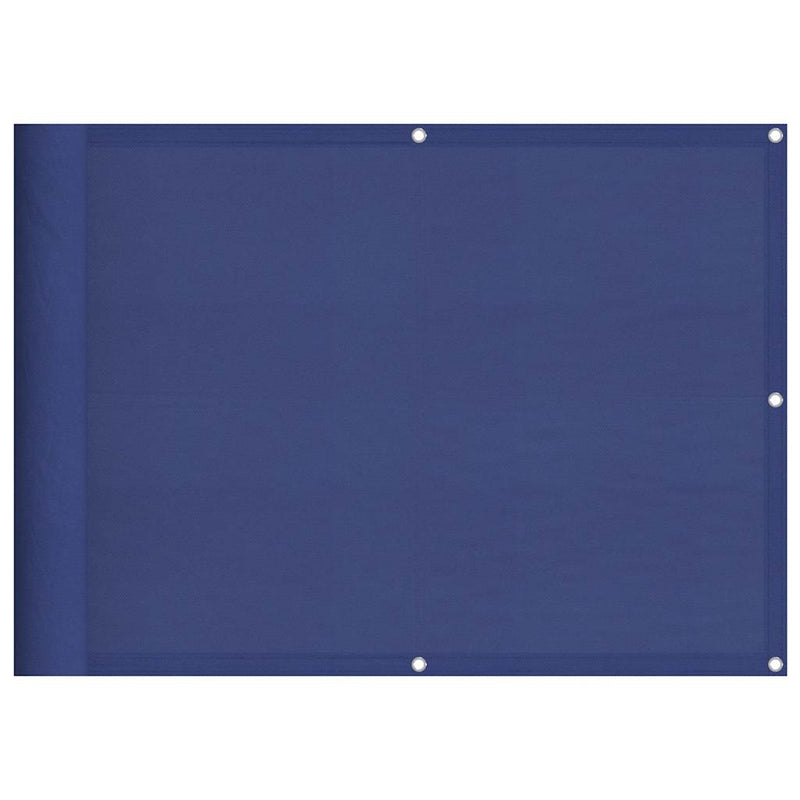 Afbeelding laden in galerijviewer, Vidaxl balkonscherm 75x800 cm 100% oxford polyester blauw
