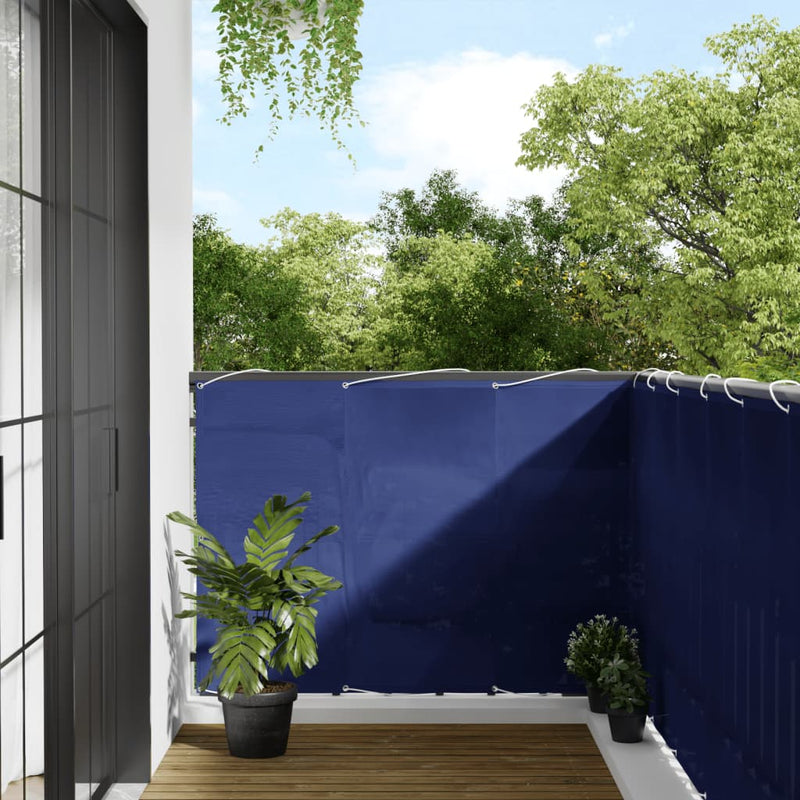 Load image into Gallery viewer, Vidaxl balkonscherm 120x1000 cm 100% oxford polyester blauw
