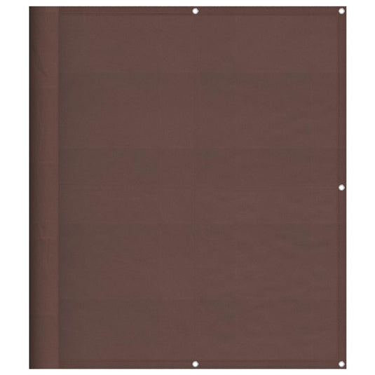 Vidaxl balkonscherm 120x700 cm 100% oxford polyester bruin