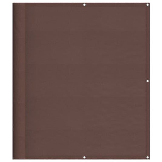 VidaXL Balkonscherm 120x800 cm 100% oxford polyester bruin