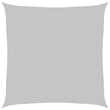 Vidaxl zonnezeil 2,5x2,5 m 100% polyester oxford lichtgrijs