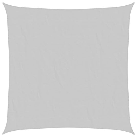 Vidaxl zonnezeil 5x5 m 100% polyester oxford lichtgrijs