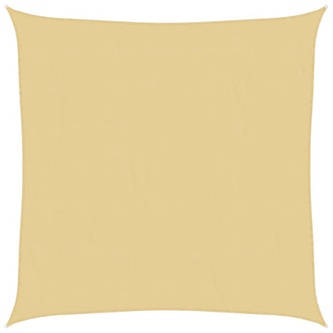 Vidaxl zonnezeil 4x4 m 100% polyester oxford zandkleurig
