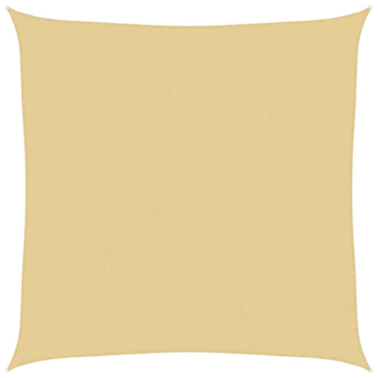 Vidaxl zonnezeil 4x4 m 100% polyester oxford zandkleurig