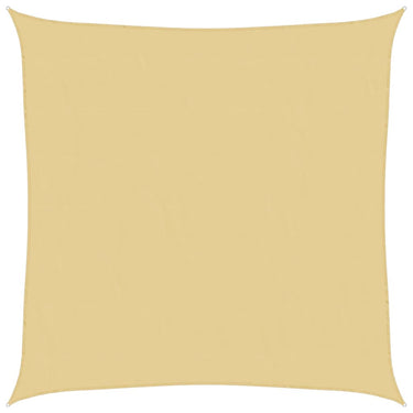 Vidaxl zonnezeil 4,5x4,5 m 100% polyester oxford zandkleurig
