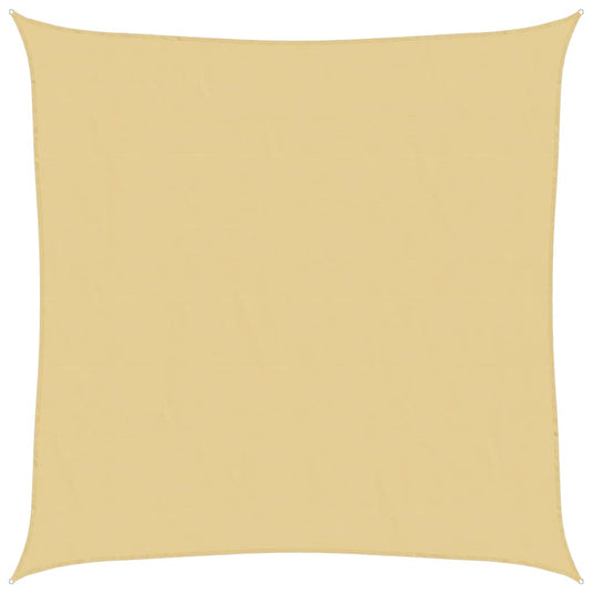 Vidaxl zonnezeil 6x6 m 100% polyester oxford zandkleurig