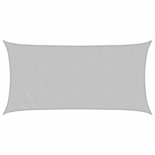 Vidaxl zonnezeil 3,5x2 m 100% polyester oxford lichtgrijs