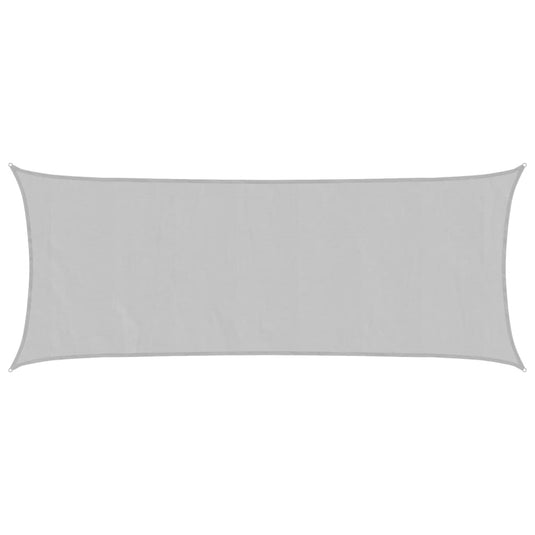 Vidaxl zonnezeil 4,5x2 m 100% polyester oxford lichtgrijs